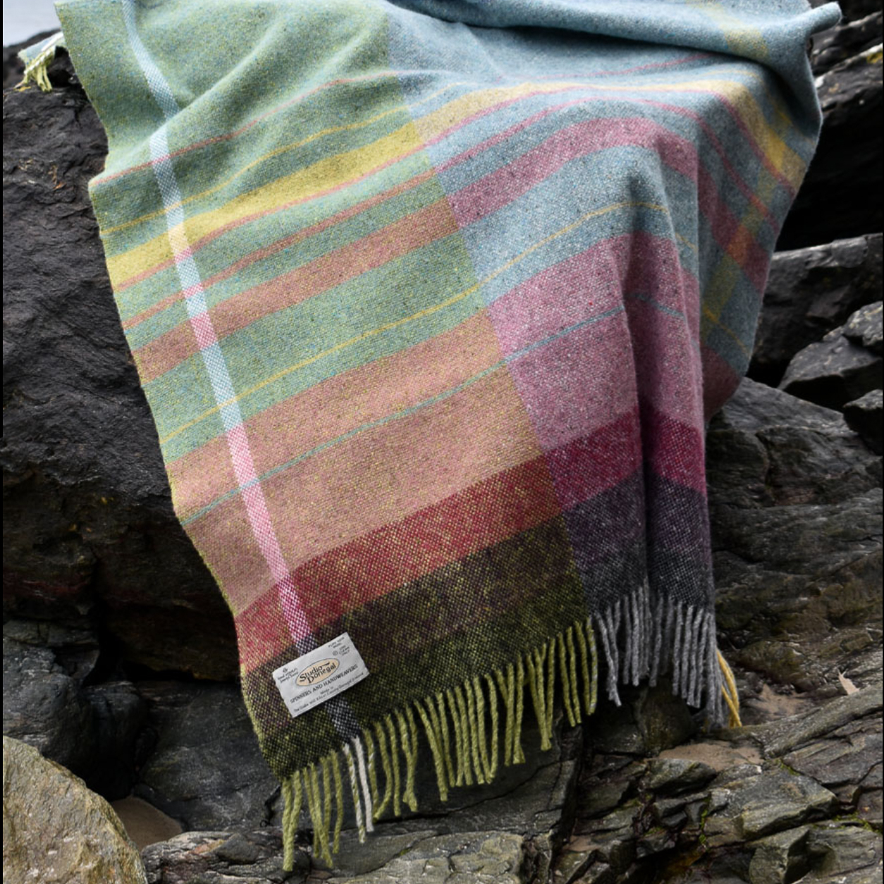 Studio Donegal wool throw